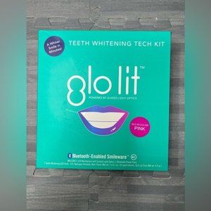 GLO LIT Teeth Whitening Device Tech Kit with Bluetooth New